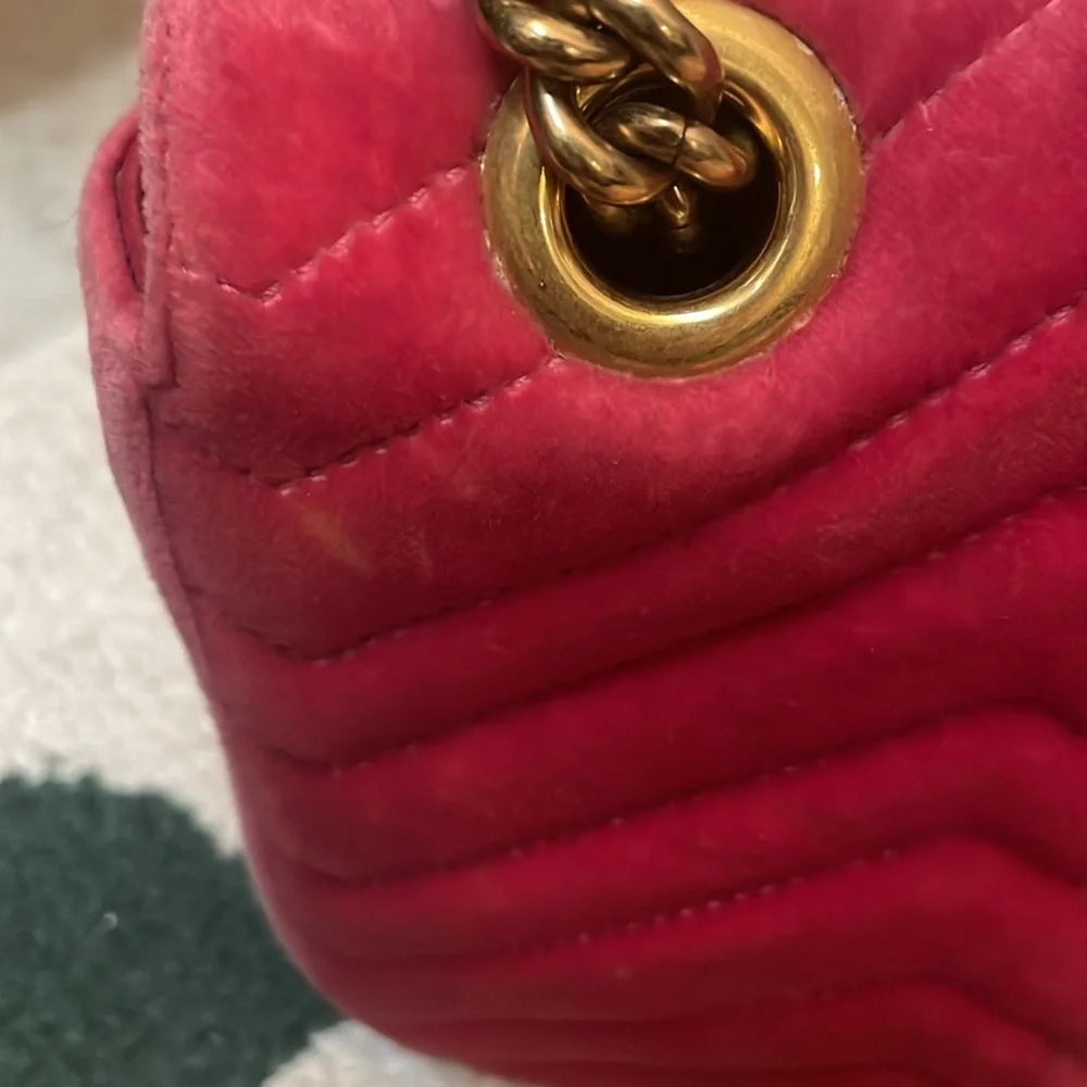 For Baefia! Gucci Marmont pink velvet - Picture 5 of 13